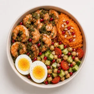 menueditor_item_05ae43fd627d4a7385725408797d052a_1780046397640337340 Chimichurri Prawn Bowl (42g Protein)