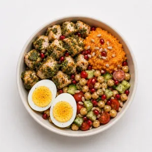 menueditor_item_70f83305656b4bd682b116c7f0c68b18_1778058602196870252 Chimichurri Chicken Bowl (52g Protein)