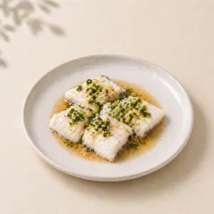 Ginger Scallion Steamed Patin (35g Protein)
