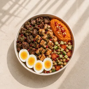 Double Protein - Chimichurri Steak + Chicken Bowl (85g Protein)